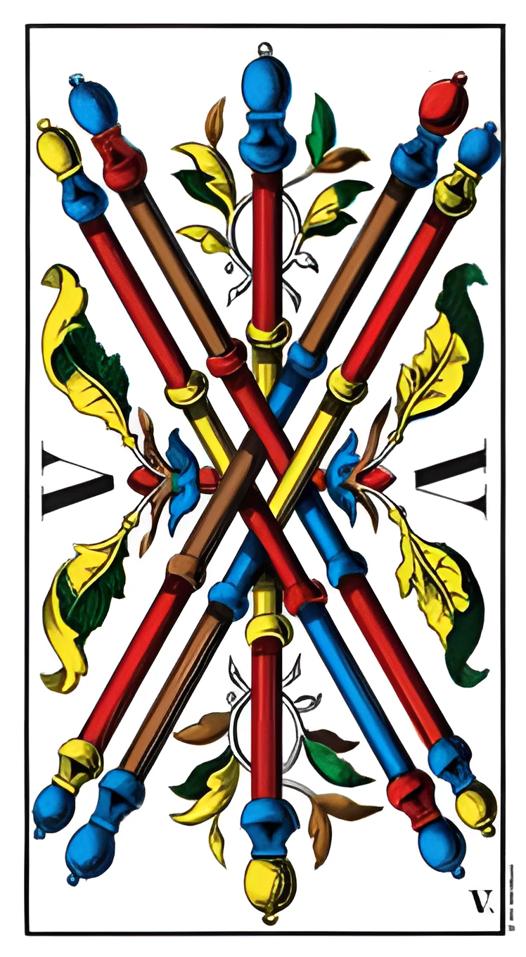 Five of Wands