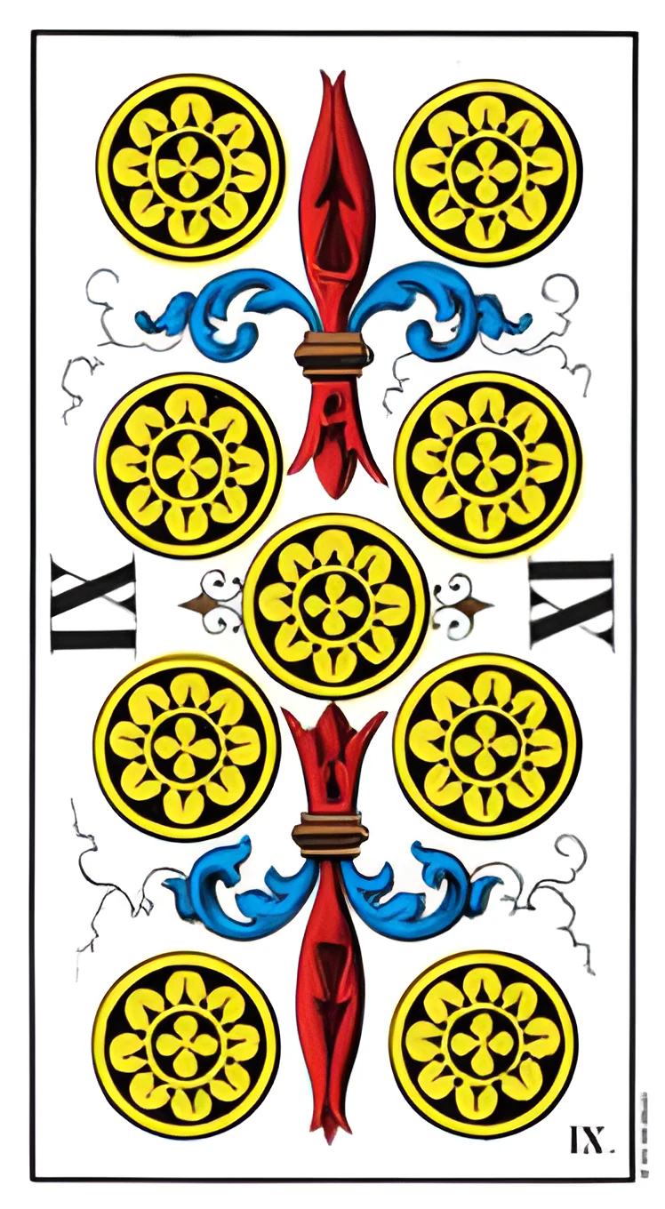 Nine of Pentacles